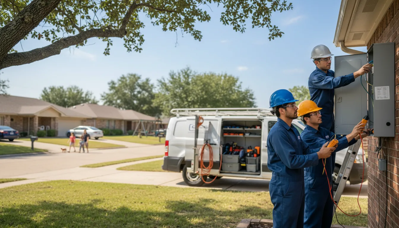 Certified electrician providing emergency electrical services in Walford, IA